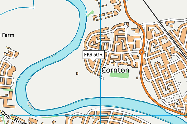 FK9 5GR map - OS VectorMap District (Ordnance Survey)