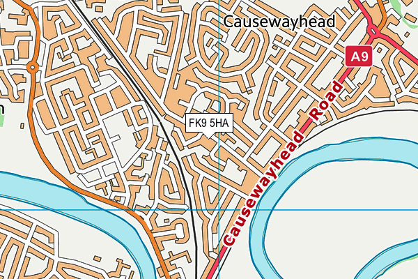 FK9 5HA map - OS VectorMap District (Ordnance Survey)