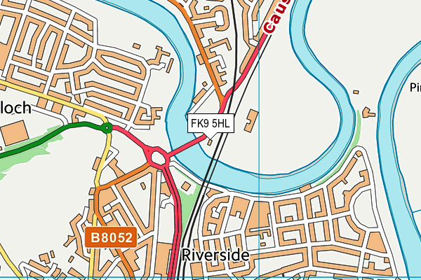 FK9 5HL map - OS VectorMap District (Ordnance Survey)