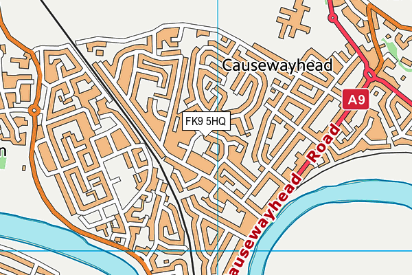 FK9 5HQ map - OS VectorMap District (Ordnance Survey)
