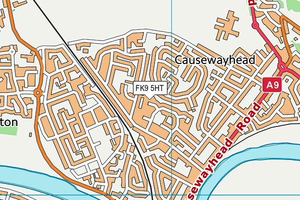FK9 5HT map - OS VectorMap District (Ordnance Survey)