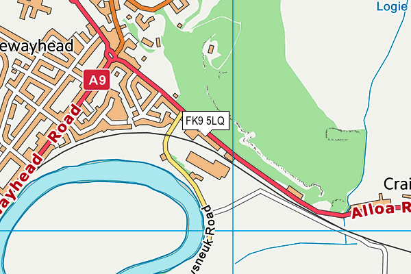 FK9 5LQ map - OS VectorMap District (Ordnance Survey)