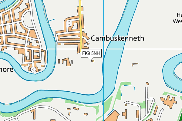FK9 5NH map - OS VectorMap District (Ordnance Survey)