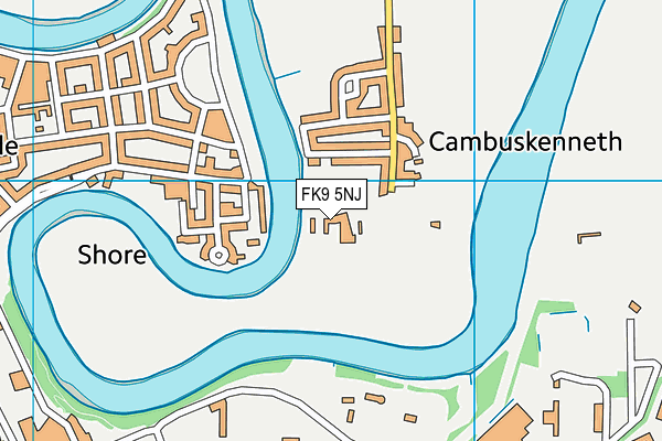 FK9 5NJ map - OS VectorMap District (Ordnance Survey)