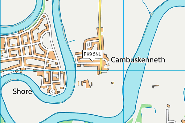 FK9 5NL map - OS VectorMap District (Ordnance Survey)