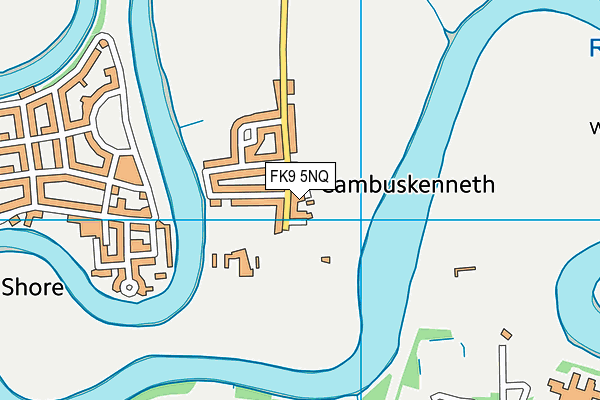 FK9 5NQ map - OS VectorMap District (Ordnance Survey)