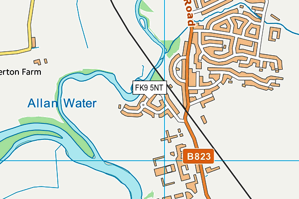 FK9 5NT map - OS VectorMap District (Ordnance Survey)
