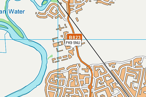 FK9 5NU map - OS VectorMap District (Ordnance Survey)