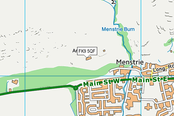 FK9 5QF map - OS VectorMap District (Ordnance Survey)