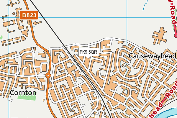 FK9 5QR map - OS VectorMap District (Ordnance Survey)