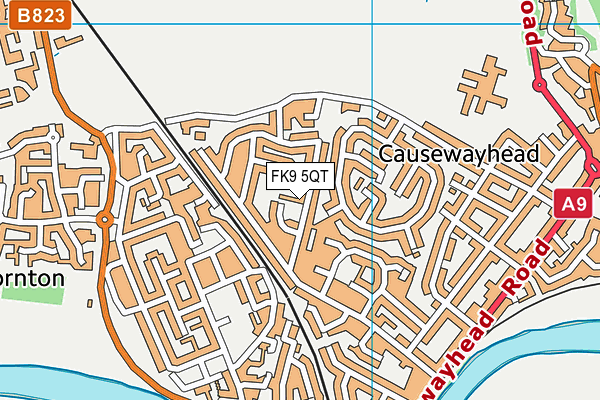 FK9 5QT map - OS VectorMap District (Ordnance Survey)