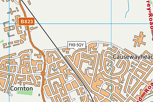 FK9 5QY map - OS VectorMap District (Ordnance Survey)