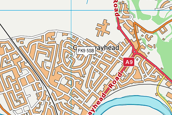 FK9 5SB map - OS VectorMap District (Ordnance Survey)