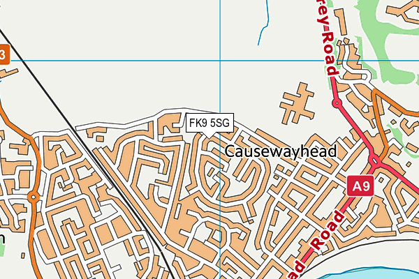 FK9 5SG map - OS VectorMap District (Ordnance Survey)