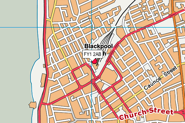 FY1 2AB map - OS VectorMap District (Ordnance Survey)