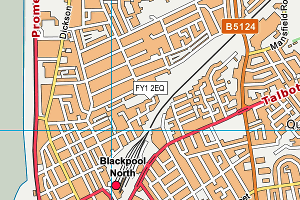 FY1 2EQ map - OS VectorMap District (Ordnance Survey)