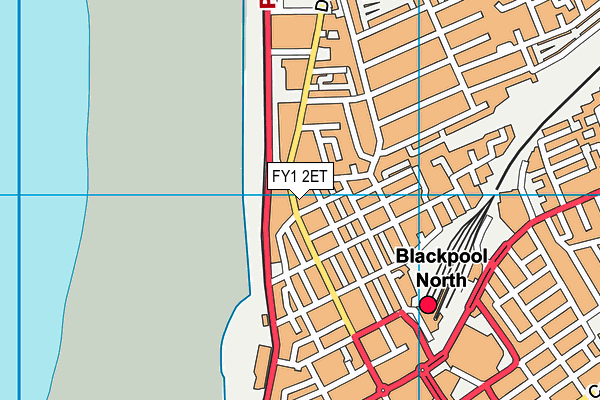 FY1 2ET map - OS VectorMap District (Ordnance Survey)