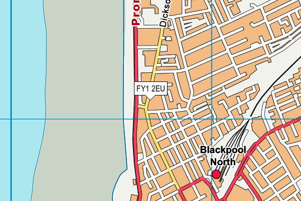 FY1 2EU map - OS VectorMap District (Ordnance Survey)