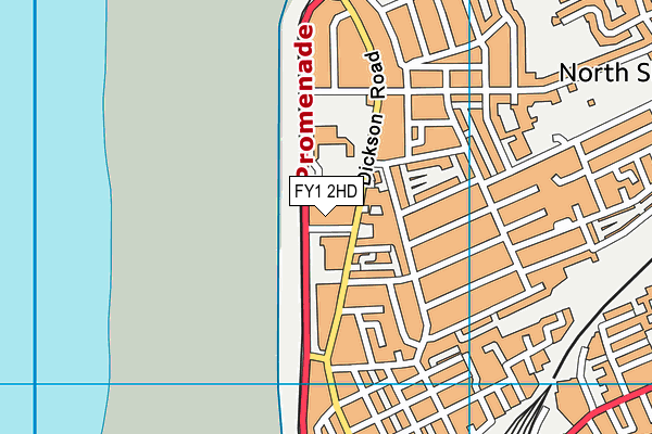 FY1 2HD map - OS VectorMap District (Ordnance Survey)