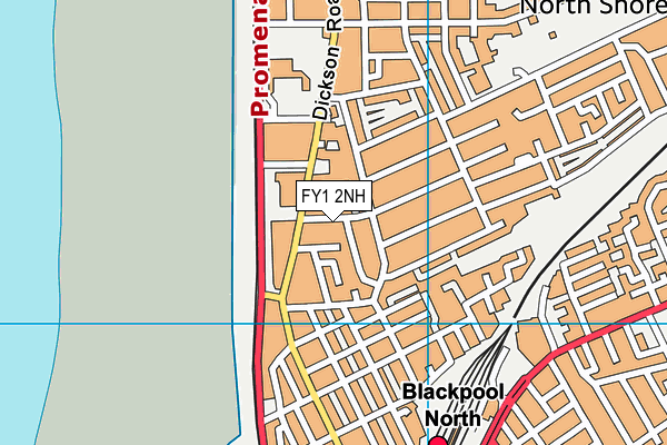 FY1 2NH map - OS VectorMap District (Ordnance Survey)