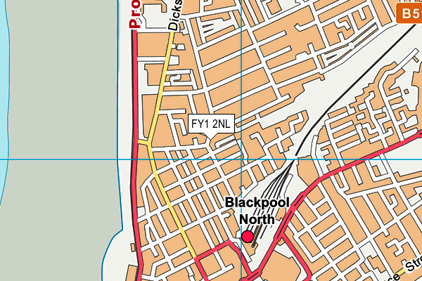 FY1 2NL map - OS VectorMap District (Ordnance Survey)