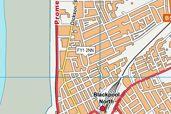 FY1 2NN map - OS VectorMap District (Ordnance Survey)