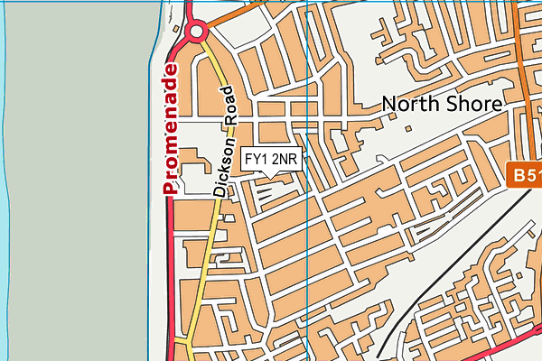 FY1 2NR map - OS VectorMap District (Ordnance Survey)