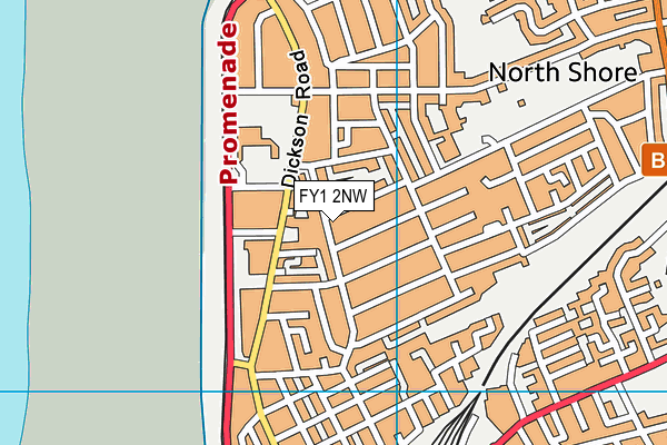 FY1 2NW map - OS VectorMap District (Ordnance Survey)