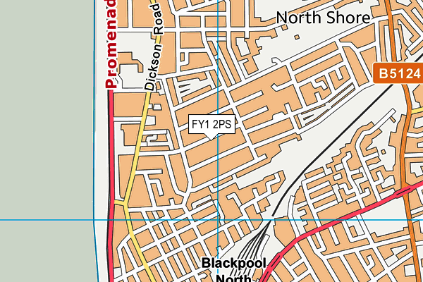 FY1 2PS map - OS VectorMap District (Ordnance Survey)