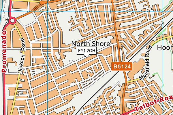 FY1 2QH map - OS VectorMap District (Ordnance Survey)