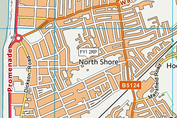 FY1 2RP map - OS VectorMap District (Ordnance Survey)