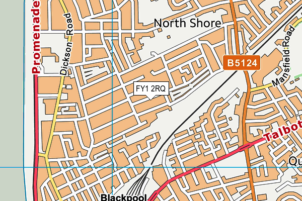 FY1 2RQ map - OS VectorMap District (Ordnance Survey)