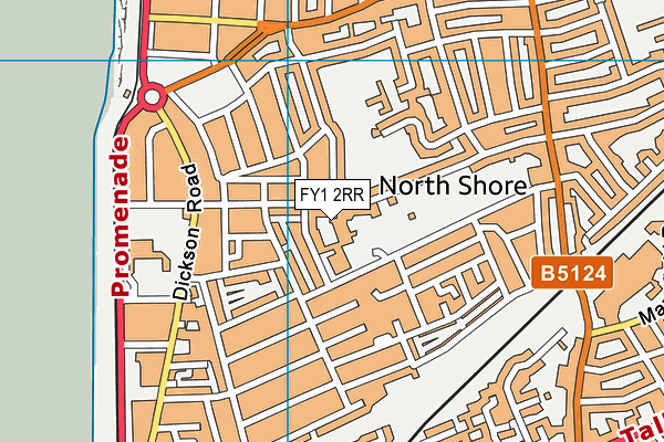 FY1 2RR map - OS VectorMap District (Ordnance Survey)