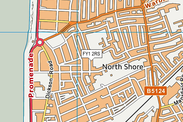 FY1 2RS map - OS VectorMap District (Ordnance Survey)