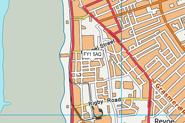 FY1 5AQ map - OS VectorMap District (Ordnance Survey)