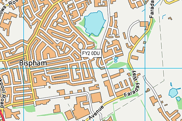 FY2 0DU map - OS VectorMap District (Ordnance Survey)