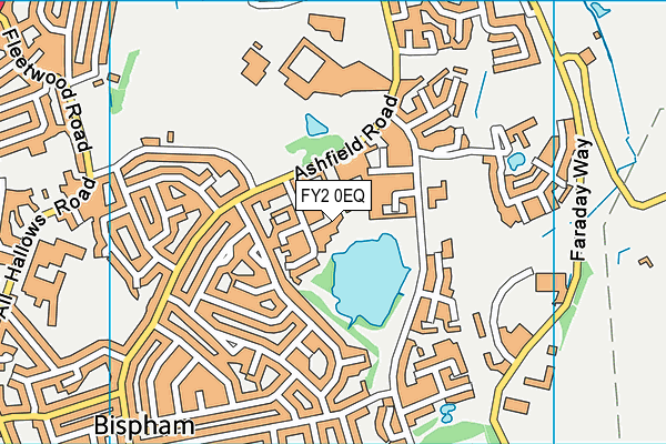 FY2 0EQ map - OS VectorMap District (Ordnance Survey)