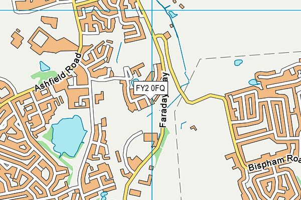 FY2 0FQ map - OS VectorMap District (Ordnance Survey)