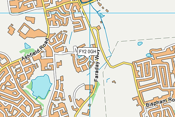 FY2 0GH map - OS VectorMap District (Ordnance Survey)