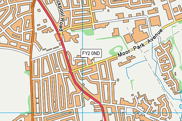 FY2 0ND map - OS VectorMap District (Ordnance Survey)