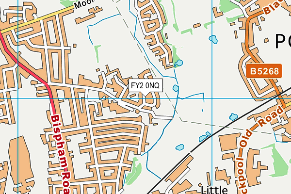 FY2 0NQ map - OS VectorMap District (Ordnance Survey)