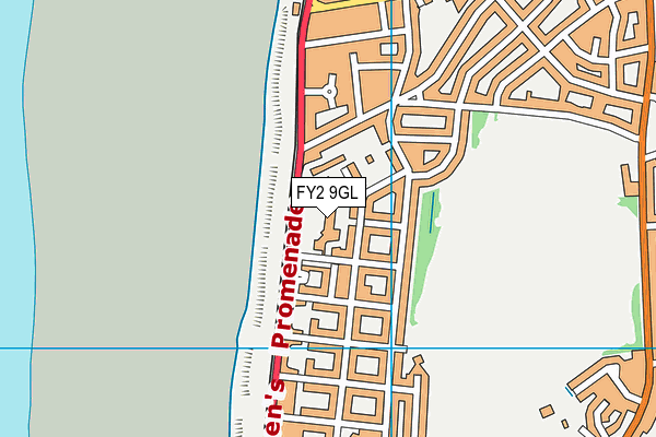 FY2 9GL map - OS VectorMap District (Ordnance Survey)