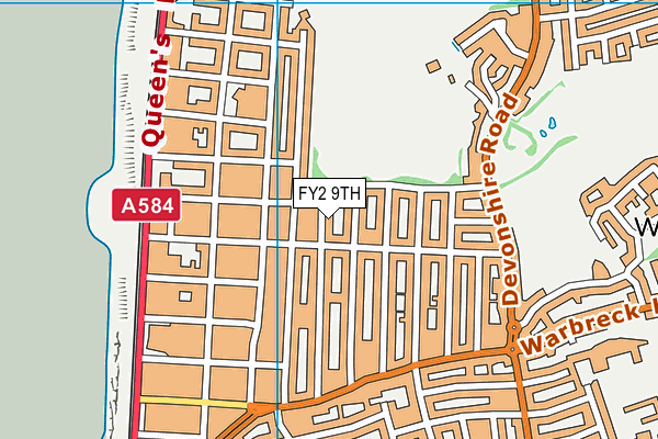 FY2 9TH map - OS VectorMap District (Ordnance Survey)