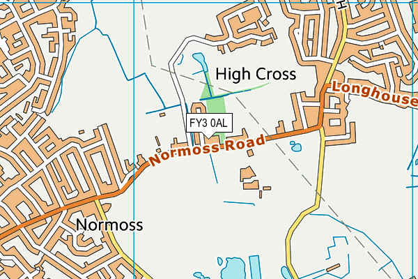 FY3 0AL map - OS VectorMap District (Ordnance Survey)