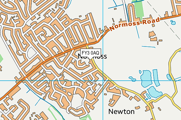 FY3 0AQ map - OS VectorMap District (Ordnance Survey)