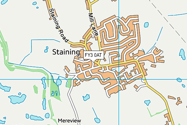 FY3 0AT map - OS VectorMap District (Ordnance Survey)