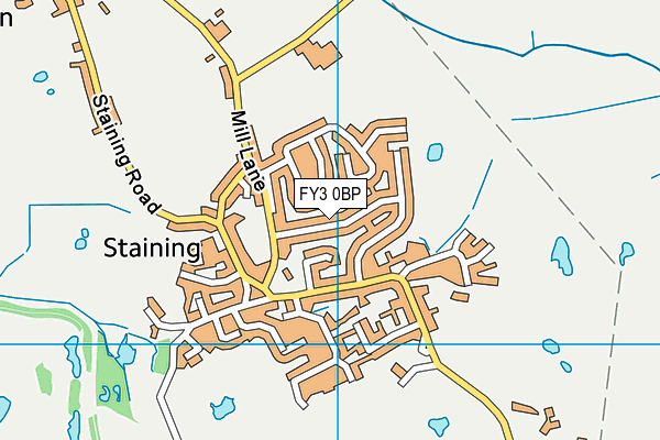 FY3 0BP map - OS VectorMap District (Ordnance Survey)