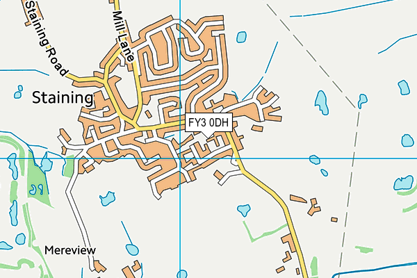 FY3 0DH map - OS VectorMap District (Ordnance Survey)