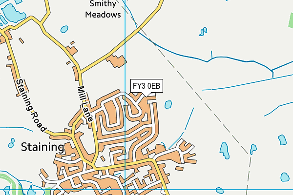 FY3 0EB map - OS VectorMap District (Ordnance Survey)