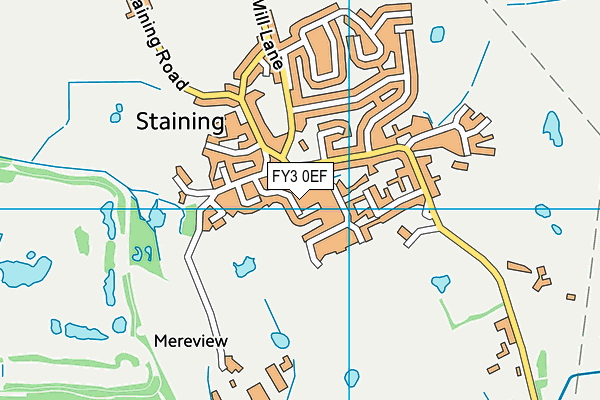 FY3 0EF map - OS VectorMap District (Ordnance Survey)